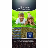 Americas Favorite 861480 25 lbs True Blue Bluegrass Blend Seed, Navy