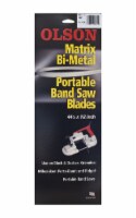 Olson 44.9 in. L x 0.5 in. W x 0.02 in. thick Bi-Metal Band Saw Blade 14 TPI Regular teeth 1