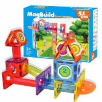 Zunammy FS1082 Tile Forest Kids Magnetic Building Block Adventure Set - 51 Piece