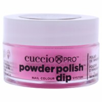 Cuccio Colour Pro Powder Polish Nail Colour Dip System Bright Neon Pink Nail Powder 0.5 oz
