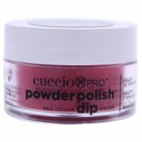Cuccio Colour Pro Powder Polish Nail Colour Dip System Strawberry Red Nail Powder 0.5 oz