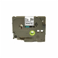 Brother Label Tape Cartridge,White,23/64 W  TZeFX221