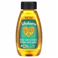Wholesome Sweeteners Organic Raw Unfiltered White Honey - 16 oz (454 g)