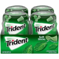 Trident Unwrapped Spearmint Sugar Free Gum 200 Count Perspective: Main