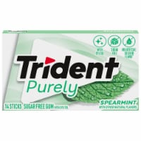 Trident Purely Spearmint Sugar Free Gum Perspective: Main