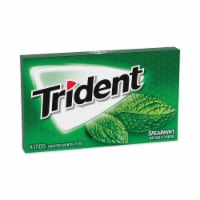 TRIDENT GUM SPEARMINT SUGAR FREE 14PC x 12 Perspective: Main