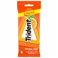 Trident Tropical Twist Sugar Free Chewing Gum