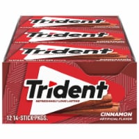 Trident Cinnamon Sugar Free Gum Perspective: Main