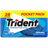 Trident Pocket Pack Sugar Free Original Gum