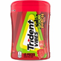 Trident Vibes Sour Patch Kids Redberry Sugar Free Gum