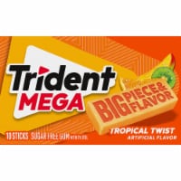 Trident Mega Tropical Twist Sugar Free Gum