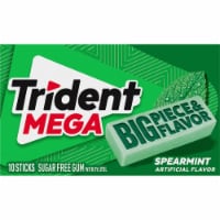 Trident Mega Spearmint Sugar Free Gum Perspective: Main
