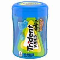 Trident Vibes Sour Patch Kids Blue Raspberry Sugar Free Gum