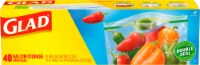 Glad® Gallon Zipper Food Storage Plastic Bags Perspective: Main