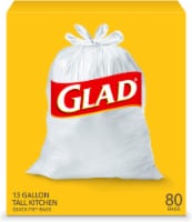 Glad Tall Kitchen Bags, Handle-Tie, 13 Gallon - 26 bags