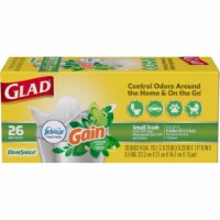 Glad with Febreze Gain Original OdorShield Small Quick-Tie Trash Bags