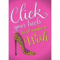 Avanti Stylized Shoe A-Press Birthday Card Perspective: Main