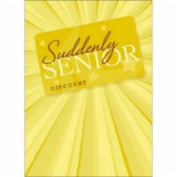 Avanti Senior Discount Card A-Press Birthday Card Perspective: Main