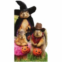 Avanti Squirrel Trick Or Treaters Halloween Card Perspective: Main