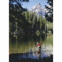 Avanti Fly Fisherman America Collection Birthday Card Perspective: Main