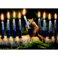 Chipmunk Menorah Card Perspective: Main