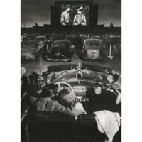 Avanti Press Greeting Card Couple At Drive In Perspective: Main