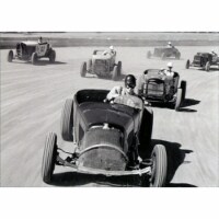 Avanti Press Greeting Card Hot Rod Racer Perspective: Main