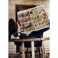 Avanti Press Greeting Cards Birthday Man Reading Newspaper Comics Perspective: Main