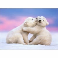 Avanti Polar Bear Cubs Cute Valentine's Day Card Perspective: Main