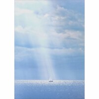 Avanti Press Greeting Card - Sailboat Under Sky Perspective: Main