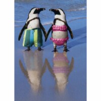 Avanti Press Greeting Cards Anniversary Penguins Holding Hands Perspective: Main