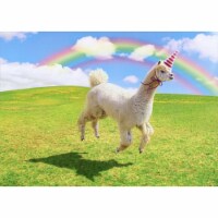 Avanti Press Greeting Cards Birthday Alpaca Unicorn Perspective: Main