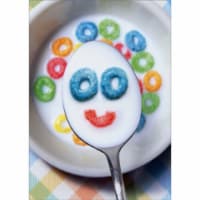 Avanti Press Greeting Card Encouragement Cereal Face Perspective: Main