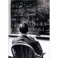 Avanti Press Greeting Cards Birthday- MAN AT BLACKBOARD Perspective: Main