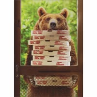 Avanti Press Greeting Cards Birthday- Bear with Pizzas and Six Pack Perspective: Main
