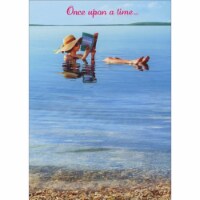 Avanti Press Greeting Cards Birthday Woman Floating in Water Perspective: Main
