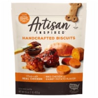 Artisan Inspired® BBQ Chicken & Sweet Potato Dog Biscuits Perspective: Main