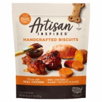 Artisan Inspired® BBQ Chicken & Sweet Potato Dog Biscuits Perspective: Main