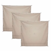 Gazelle GA104 Portable Gazebo Screen Tent Wind Panels, Desert Sand (3 Pack)