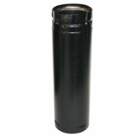 US Stove Duravent SD3012B Duravent 3 x 12 in. Stainless Black Straight Chimney Pipe