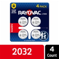 Rayovac Lithium Coin Cell Batteries Size 2032 3V Perspective: Main