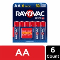 Rayovac® Fusion Alkaline AA Batteries - 6 Pack