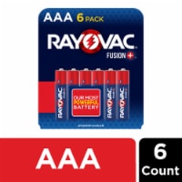Rayovac® Fusion Alkaline AAA Batteries - 6 Pack