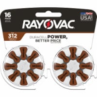 Rayovac Hearing Aid Zinc 312 Batteries - 16 Pack Perspective: Main