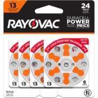 Rayovac Size 13 Hearing Aid Batteries 24 Pack, Size 13 Batteries Perspective: Main