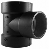 Sim Supply Vent Tee, 1 1/2 in, Schedule 40, Socket  03403