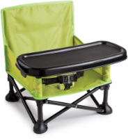 Pop 'N Sit® Portable Booster Seat - Green/Black Perspective: Main