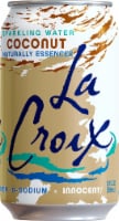 LaCroix® Coconut Flavored Sparkling Water Can Perspective: Main