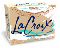 LaCroix Sparkling Water, Coconut, 12 Fl Oz, Pack of 12 Perspective: Main