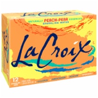 LaCroix Sparkling Water, Peach-Pear, 12 Fl Oz, Pack of 12 Perspective: Main